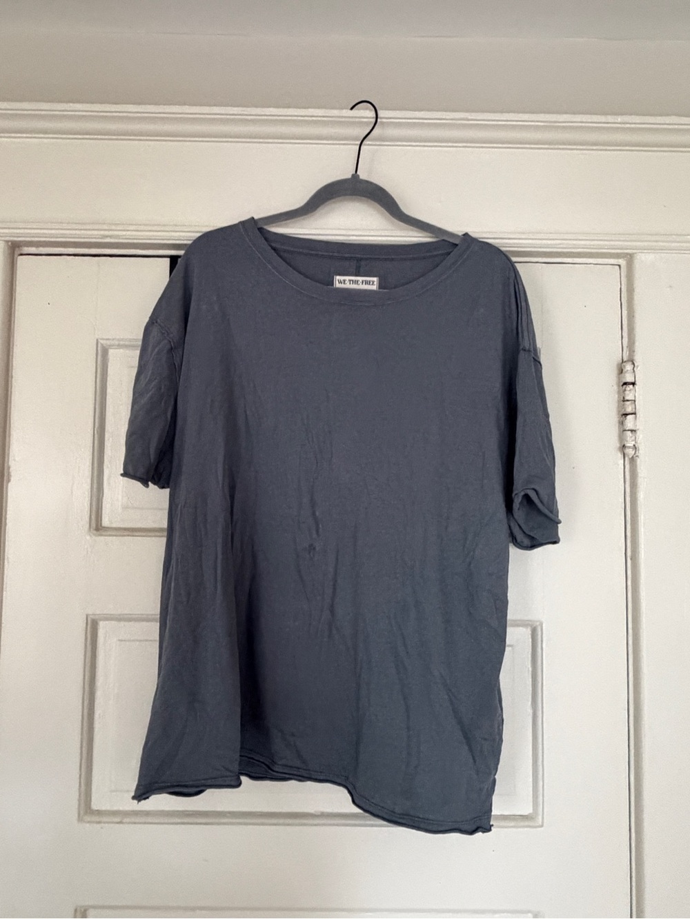 We The Free Nina Tee in Blue Mirage, size L, NWT